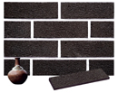 Dark Brown Color Sandblast Brick Veneer