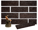 Dark Brown Color Smoothface Sliced Brick Veneer
