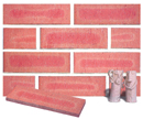 Lavender Color Smoothface Brick Veneer with Shade
