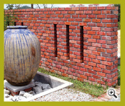 Super Red Color Brick Fencing Project at Johor Bahru, Malaysia