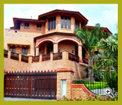 Golden Peach Cobble Brick (1CB-16) Housing Project at Kuala Lumpur
