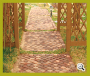 Cobble Paver Landscape Project at Beijing, China