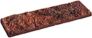Rockface Sandblast Sliced Brick Veneer - 41RSB139-43
