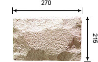 Rockface Sandblast Brick Veneer - 4RSB2911-54