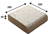 Paver Accessory - Single Bullnose - 3SB288-54 SBN