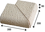 Paver Accessory - Corner Paver - 8SB288-54 CORNER 2