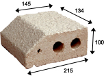 Brick Accessory - Window Sill - 8SB469-54 WS1