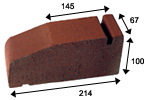 Brick Accessory - Window Sill - 8SF348-43 WSL2