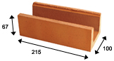 Brick Accessory - U-Channel - 8SF349-16 UCHN