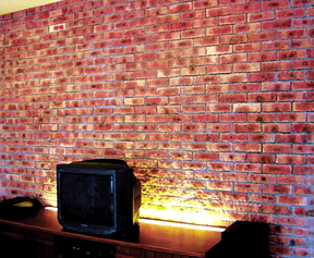 Lavender Rockface Sliced Brick Veneer (41RSV139-67 + 67S) Interior Project at Johor Bahru