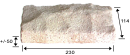 Granite Color Rockface Sandblast Brick Tile