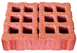 Super Red Color Turf Paver